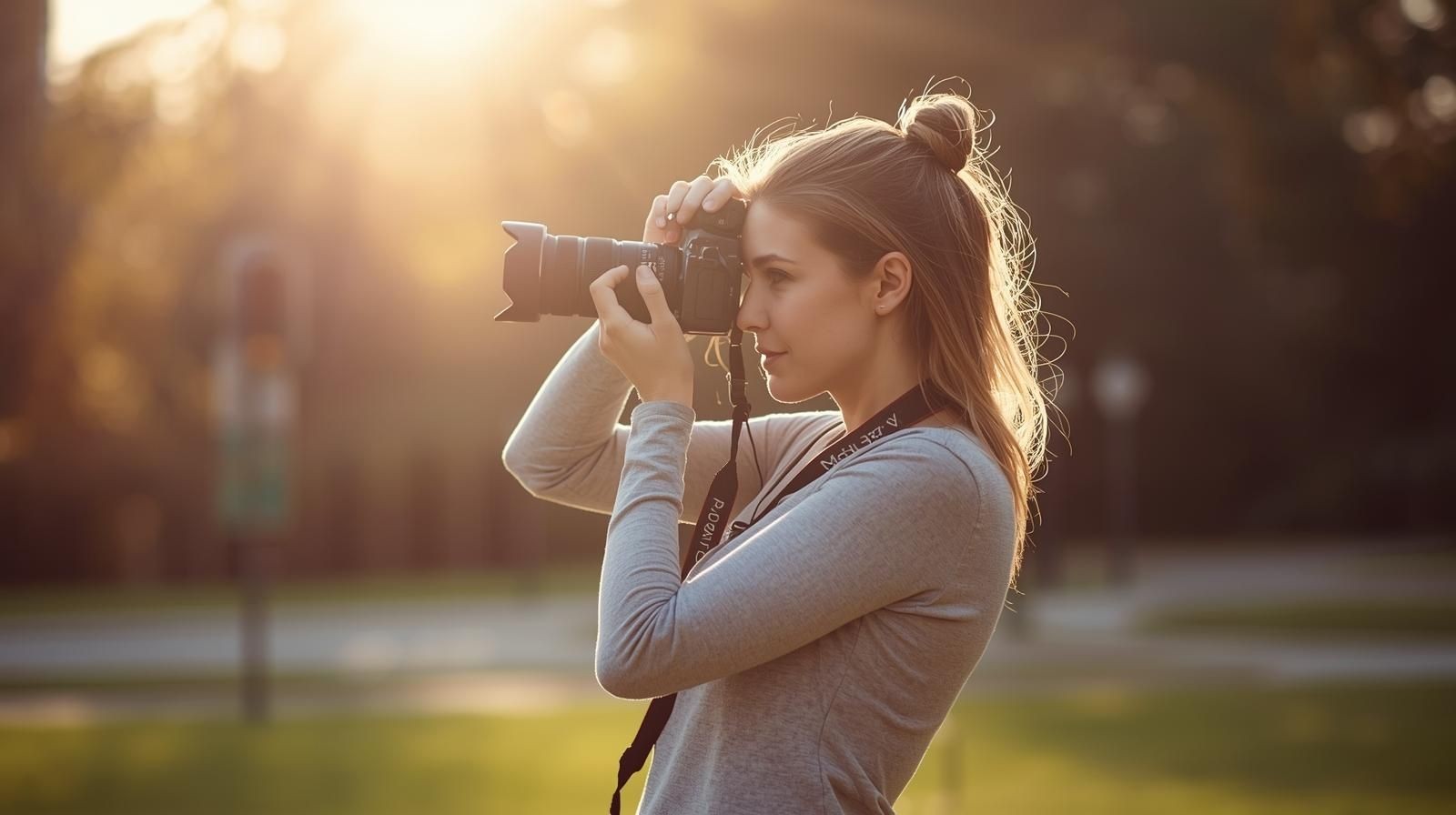How to hold your camera correctly photographic example